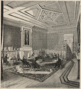 監査役会 - 委員会室 - Edmond Texier 1852年の "Tableau-de-Paris "に掲載された図版 作： French School