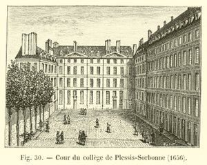 クルシスカレッジドプレシスソルボンヌ、1656年 作： French School