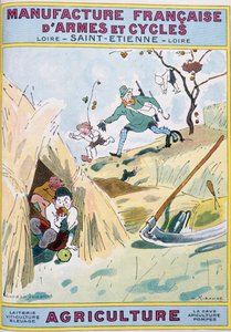1920年頃、マニュフランスのカタログの表紙。 作： French School