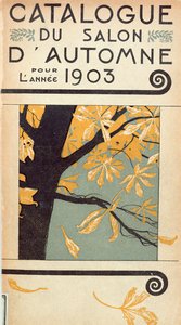 1903年、パリのグランパレで開催されたサロンdAutomneのカタログの表紙 作： French School