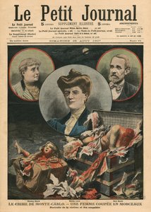 1907年8月25日、「ルプチジャーナル」のイラスト、サプリメントイラストレーター、モンテカルロの犯罪 作： French School
