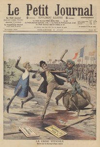 ワイン業界の危機（カラーリトグラフ 作： French School