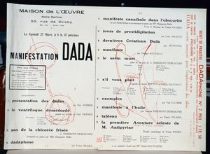 ダダ症状、1921年頃 作： French School
