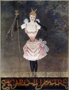 ダンサー - "Figaro Illustrated "の表紙, n.d. 作： French School