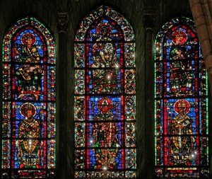 ダニエル、ヨナとハバクク、合唱団、聖職者、南側 作： French School