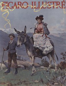 Dans la Montagne (In the Mountains).1894年9月のLe Figaro Illustre誌の表紙（カラーリトグラフ版