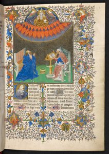 ダビデと主、『恐れを知らぬヨハネのブレヴィアリア』、Add.35311, f.8r 作： French School