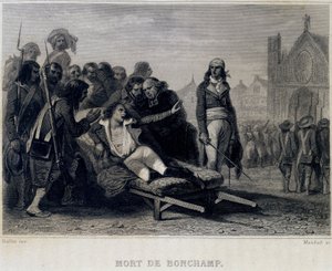 ボンシャン・オ・ボンシャンの死（1793年）-ティエールの「フランス革命」にて19世紀 作： French School