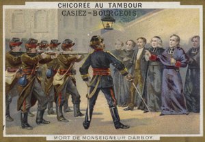 モンシニョールダーボイの死、パリの大司教、1871年 作： French School