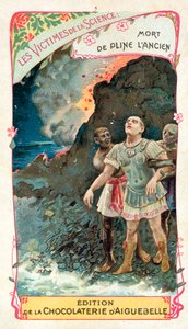 ベスビオ火山の噴火によるプリニー長老の死、79 作： French School