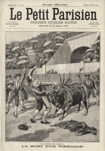 スペイン人闘牛士エル・ティートの死（フランス・ペルピニャン 作： French School