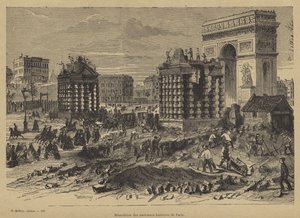 バリエールドレトワールの解体、パリ、c1860 作： French School