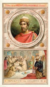 チルデリック3世の寄託、752年（クロモリト 作： French School