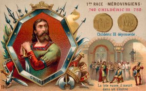 チルデリック3世の寄託、752年（クロモリト 作： French School