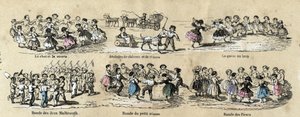 子供のレジャーとゲームの説明：ラウンド。les Recreations instructives "の中の "les jeux de l