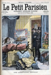 パリで蛇のシャルムーズを警察官が逮捕するという困難な出来事 - " Le petit Parisien "にて。