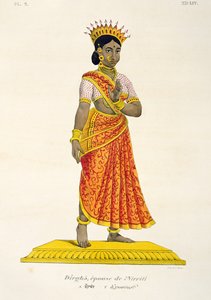 C.ドモット（1785-1836）によって刻まれたニルリティのディルガの妻 作： French School