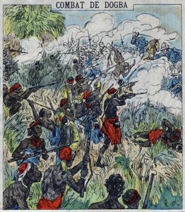 ドッズ将軍の遠征軍とベハンジン軍とのドグマの戦い。ダホメー