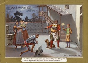 ドンキホーテが騎士に 作： French School