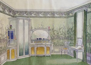 メゾン・バーベディエンヌ＝デュマ」のドレッシングルーム 作： French School
