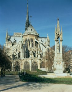 ノートルダムの東端、1163-1345 作： French School
