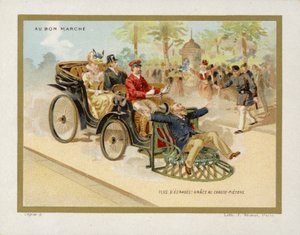 風変わりなヴィンテージカー 作： French School