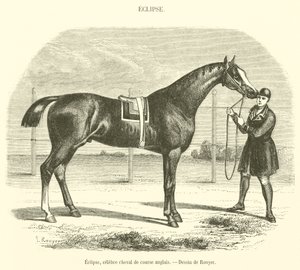エクリプス（イギリスの有名競走馬）（彫刻 作： French School