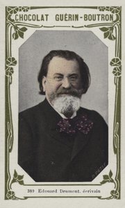 Edouard Drumont、ecrivain（カラー写真） 作： French School