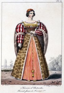 オーストリアのエレオノーレ（1498/1558）は、スペインのインファンテであり、ポルトガル王マノエルの妻であり、フランス王フランソワ1世の第2夫人でもありました。 作： French School