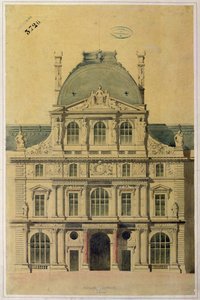 パビヨンデロロージュの昇格、ルーブル宮殿 作： French School