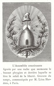 構成員議会の紋章、フランス革命 作： French School