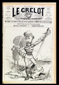 1887年5月29日、ブレラン帝皇帝、ルグレロの表紙の似顔絵 作： French School