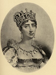 「有名な女性の家への小さな旅」からのジョセフィン皇后（1763-1814）のイラスト、1897年発行 作： French School