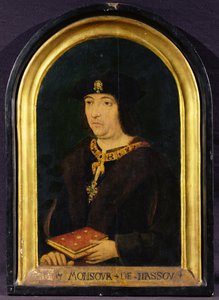 Englebert II（「Monsour de Nassou」と刻まれている）c.1499-1531（パネルに油彩） 作： French School