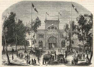 エドモンド・テクシエの「パリの食卓」に掲載された版画 1852年 作： French School