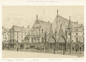 ホテルデュールーデュマルシェパルの入り口、1590 作： French School