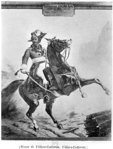 トーマスアレクサンドルデュマの乗馬の肖像画（1762-1806） 作： French School