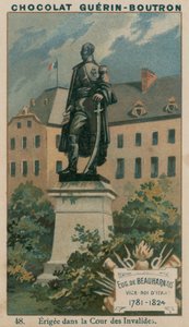 Eug de Beauharnais、イタリアの総督、1781-1824年、アンヴァリッド海岸に建てられた 作： French School