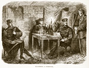 1870年から1871年までのフランスとドイツ間の戦争のカッセルズ歴史の脱走兵、イラストの調査 作： French School