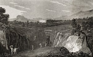ヘルクラネウム遺跡に至る発掘 作： French School