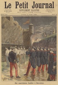バルセロナで6人のアナキストの分隊を解雇して処刑 作： French School