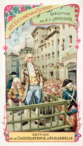 アントワーヌラヴォイジエの処刑、1794年 作： French School