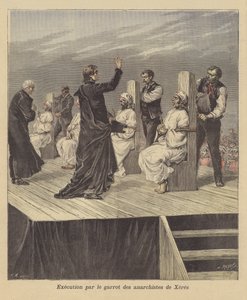 スペインのヘレスでの腐敗によるアナキストの処刑 作： French School