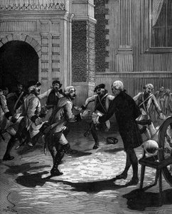 フランスの物理学者Abbe Jean Antoine Nollet (Jean-Antoine) (1700-1770)がヴェルサイユ宮殿で行ったライデンのボトルの体験では、180個のガードが同時に打たれていた。1746年のことである。