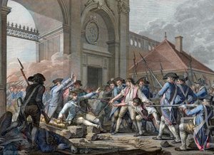 フランス革命-若きデジルの英雄的勇気 8月31日 作： French School