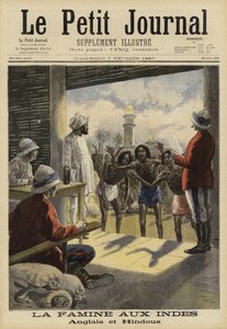 インドの飢饉、1897年 作： French School