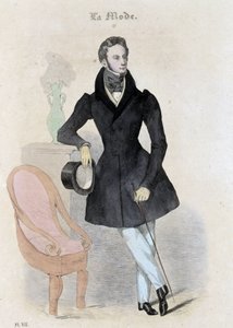男性的なファッション - "Journal des tailors "にて 作： French School