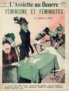 フェミニストの漫画、フランスの風刺雑誌「L