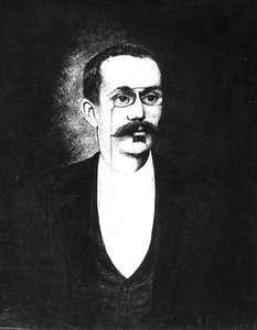 フェルナン・ペルーティエ（1867-1901）（モノクロ写真） 作： French School