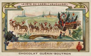 フランス、ヴォークリューズ、カリーの祭り（クロモリト 作： French School